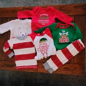 Infant Holiday outfit Bundle